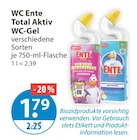 Total Aktiv WC-Gel im V-Markt Prospekt Total Aktiv WC-Gel von WC Ente im aktuellen V-Markt Prospekt für 1,79 €