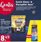 Spülmaschinentabs Maxi Pack oder Power Pulver Angebote von Finish bei Rossmann Ulm für 8,49 €