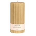 Promo Bougie striée dorée H18 à 15,99 € dans le catalogue Maisons du Monde à Montévrain