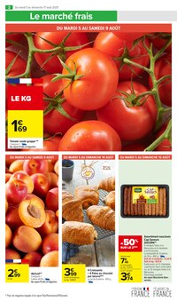 Promotion Beurre dans le prospectus Carrefour Market, valable du 05/08/2025 au 17/08/2025 Promo Beurre dans le catalogue Carrefour Market du moment à la page 5