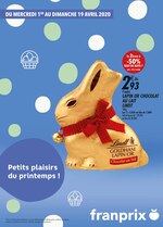 Catalogue Franprix "Petits plaisirs du printemps !", 13 pages, à Mareuil-lès-Meaux, 01/04/2020 - 19/04/2020 Prospectus Franprix "Petits plaisirs du printemps !", 13 pages, à Mareuil-lès-Meaux, 01/04/2020 - 19/04/2020