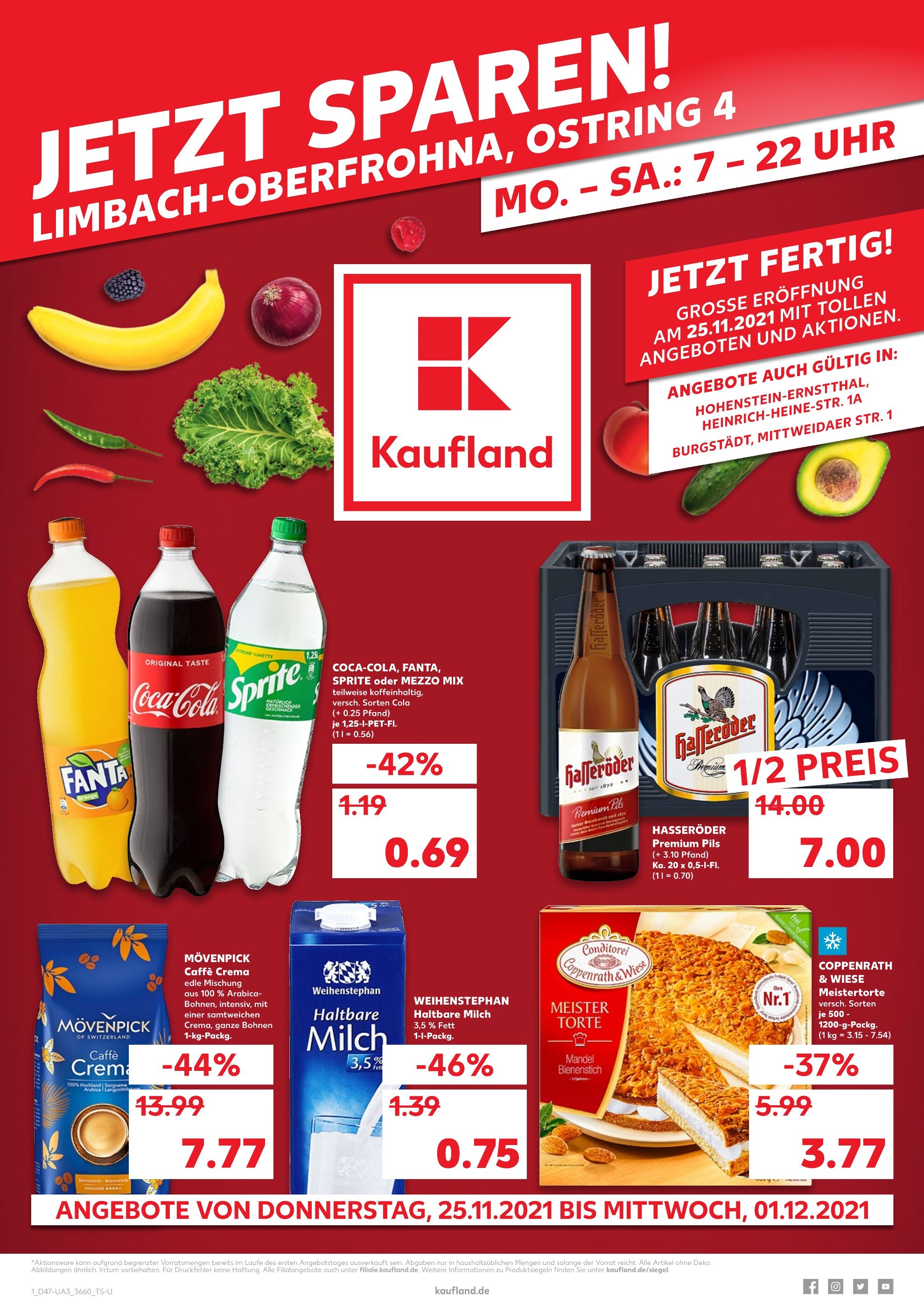 Kaufland Prospekt für Wechselburg mit 56 Seiten Kaufland Prospekt für Wechselburg: "Ausgezeichnet!", 56 Seiten, 25.11.2021 - 01.12.2021