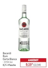 Rum Carta Blanca Angebote von Bacardi bei METRO Weinheim für 10,94 €