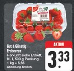 Erdbeeren Angebote von Gut & Günstig bei EDEKA Ansbach für 3,33 €