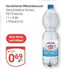 Aktuelles Mineralwasser Naturell Angebot bei GLOBUS in Krefeld