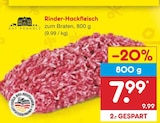 Aktuelles Rinder-Hackfleisch Angebot bei Netto Marken-Discount in Ingolstadt ab 7,99 €