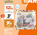 Pack de 3 boosters Pokémon à Netto dans Meucon