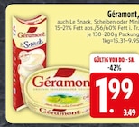Le Snack, Scheiben oder Mini von Géramont im aktuellen EDEKA Prospekt für 1,99 €