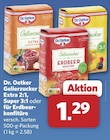 Gelierzucker Extra 2:1 im Angebot bei combi in Emden Gelierzucker Extra 2:1 Angebote von Dr. Oetker bei combi Emden für 1,29 €