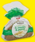 Pain tranche aux 5 céréales et graines boulanger - Neuhauser en promo chez Super U Pain tranche aux 5 céréales et graines boulanger - Neuhauser dans le catalogue Super U