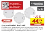 Rauchmelder-Set Prefira 10 von ABUS im aktuellen toom Baumarkt Prospekt