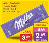 Großtafel Angebote von Milka bei Netto Marken-Discount Potsdam für 2,69 €