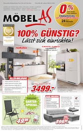 Aktueller Möbel AS Möbel & Einrichtung Prospekt für Ostelsheim: 100% GÜNSTIG? Lässt sich einrichten! mit 16} Seiten, 28.02.2026 - 14.03.2026