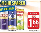 Aktuelle Gin Angebote bei E center in Fürth Aktuelles Alkoholisches Mischgetränk Angebot bei E center in Fürth ab 1,66 €