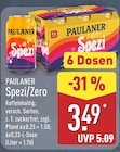 Spezi/Zero von Paulaner für 3,49 € bei ALDI Nord im Angebot Spezi/Zero von Paulaner im aktuellen ALDI Nord Prospekt