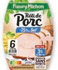 Roti de porc -25% de sel conservation sans nitrite - FLEURY MICHON en promo à 1,17 € chez Hyper U Roti de porc -25% de sel conservation sans nitrite - FLEURY MICHON dans le catalogue Hyper U