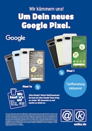 aetka Prospekt: Wir kümmern uns! Um Dein neues Google Pixel., 1 Seite, 15.09.2023 - 30.09.2023