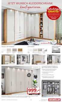 Kleiderschrank im Segmüller Prospekt "Maßanfertigung gratis!" mit 14 Seiten (Ingolstadt)
