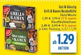 Grill & Kamin Anzündhilfe Holz/Wachs Angebote von Gut & Günstig bei diska Erlangen für 1,29 €