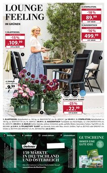 Fernsehsessel im aktuellen Dehner Garten-Center Prospekt (Ingolstadt) Fernsehsessel im Dehner Garten-Center Prospekt "SOMMER MEDITERRAN" mit 16 Seiten (Ingolstadt)
