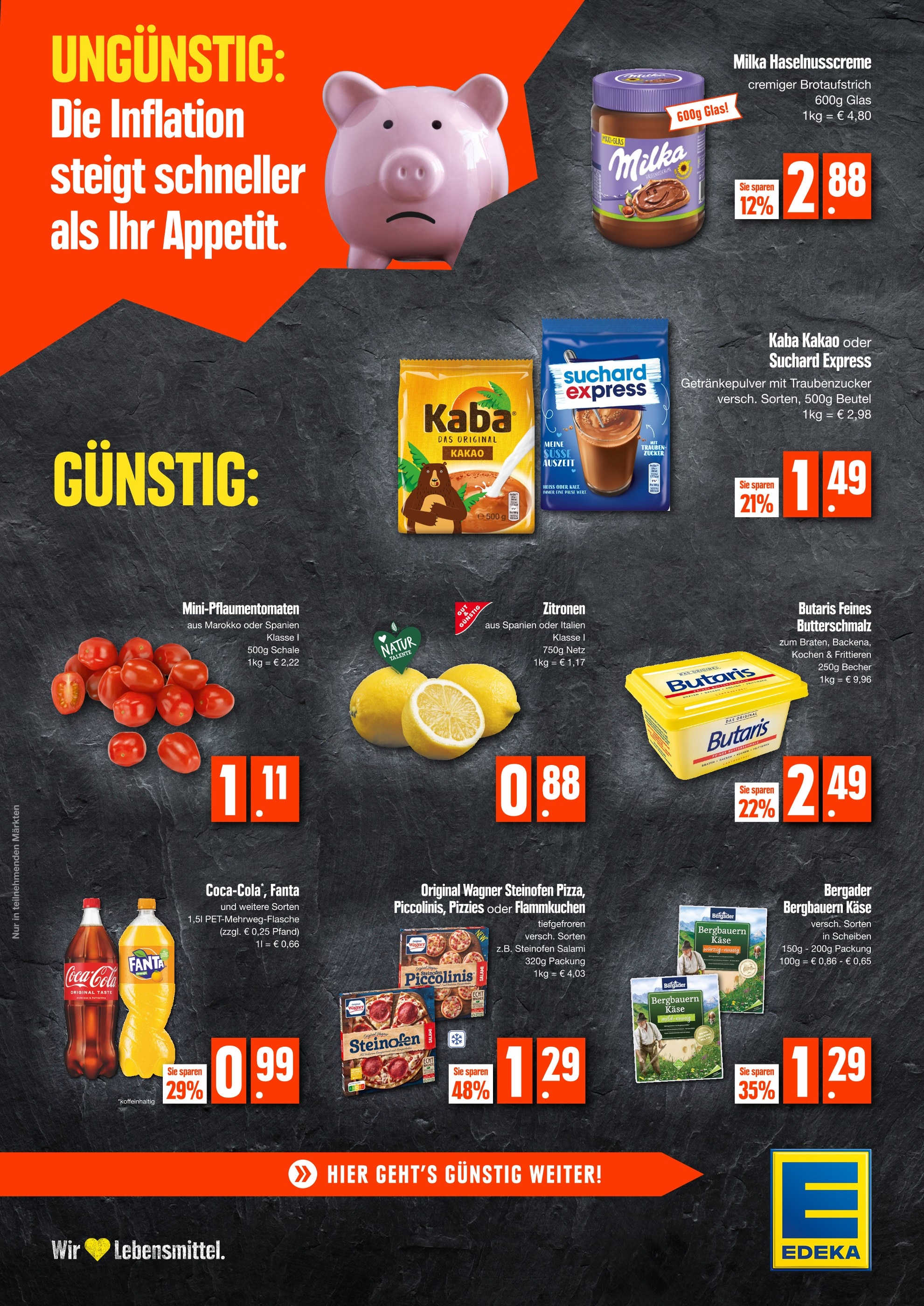 EDEKA Prospekt für Hannover mit 1 Seite EDEKA Prospekt für Hannover: "Top Angebote", 1 Seite, 06.12.2021 - 11.12.2021