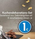 Aktuelles Kuchendekorations-Set Angebot bei TEDi in Solingen (Klingenstadt) ab 1,00 €