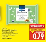 Samtweich feuchte Toilettentücher von EDEKA im aktuellen E center Prospekt