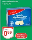 Deutsche Markenbutter im Angebot bei GLOBUS in Amberg Deutsche Markenbutter Angebote bei GLOBUS Amberg für 0,99 €