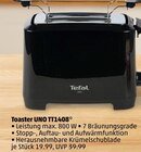 Aktuelles UNO TT1408 Toaster Angebot bei Penny in Braunschweig ab 19,99 €
