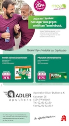mea - meine apotheke Prospekt für Waldbröl mit 4 Seiten mea - meine apotheke Prospekt für Waldbröl: "Unsere September-Angebote", 4 Seiten, 01.09.2025 - 30.09.2025