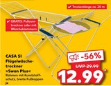 Flügelwäschetrockner »Swan Plus« Angebote von CASA SI bei Kaufland Hattingen für 12,99 €
