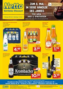 Netto Marken-Discount Prospekt "DER ORT, AN DEM DU IMMER AUSGEZEICHNETE PREISE FINDEST." mit  Seiten (Krefeld)