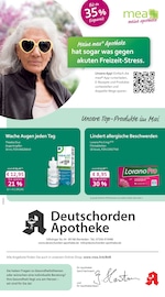 mea - meine apotheke Apotheken Prospekt der aktuellen Woche mit 4 Seiten, gültig von 01.05.2026 bis 31.05.2026, in Illerrieden und Umgebung Aktueller mea - meine apotheke Apotheken Prospekt in Illerrieden und Umgebung, "Unsere Mai-Angebote" mit 4 Seiten, 01.05.2026 - 31.05.2026