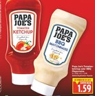 Tomatenketchup oder BBQ Mayonnaise von Papa Joe's im aktuellen E center Prospekt