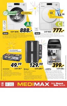 Waschmaschine im MEDIMAX Prospekt "ZEIT FÜR KNALLER ANGEBOTE" mit 8 Seiten (Mönchengladbach)