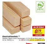 Konstruktionsholz im Angebot bei toom Baumarkt in Hemer Konstruktionsholz Angebote bei toom Baumarkt Hemer für 1,58 €