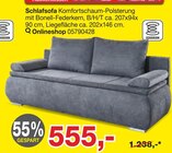 Aktuelles Schlafsofa Angebot bei Opti-Megastore in Würzburg ab 555,00 €