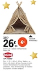 Tipi "BOHO" - TRIXIE en promo chez E.Leclerc Rouen à 26,90 €