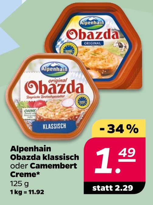 Obazda klassisch oder Camembert