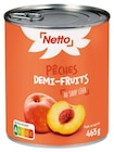 PÊCHES DEMI-FRUITS - NETTO en promo à 1,60 € chez Netto PÊCHES DEMI-FRUITS - NETTO dans le catalogue Netto