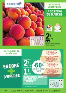 Prospectus E.Leclerc en cours, "TOUT CE QUI COMPTE POUR VOUS EXISTE À PRIX E.LECLERC", page 1 sur 40
