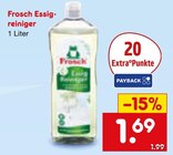 Essigreiniger im Angebot bei Netto Marken-Discount in Koblenz Essigreiniger Angebote von Frosch bei Netto Marken-Discount Koblenz für 1,69 €
