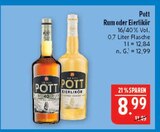 Rum im Angebot bei Marktkauf in Erlangen Rum Angebote von Pott bei Marktkauf Erlangen für 8,99 €