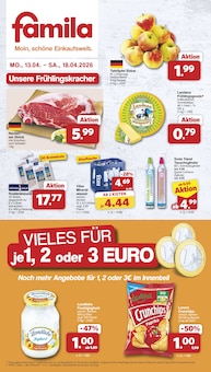 famila Nordwest Prospekt der aktuellen Woche, gültig von 13.04.2026 bis 18.04.2026 Aktueller famila Nordwest Prospekt "Markt - Angebote" mit 48 Seiten