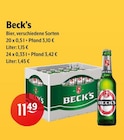 Beck's Angebote von Beck's bei Getränke Hoffmann Pinneberg für 11,49 €