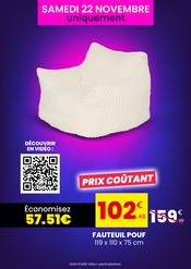 Fauteuil Angebote im Prospekt "BLACK FRIDAY" von Stokomani auf Seite 5