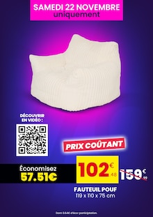 Promotion Pouf dans le prospectus Stokomani, valable du 19/11/2025 au 30/11/2025 Promo Pouf dans le catalogue Stokomani du moment à la page 5