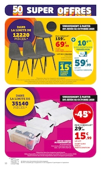 Promo Chaise dans le catalogue Super U du moment à la page 10