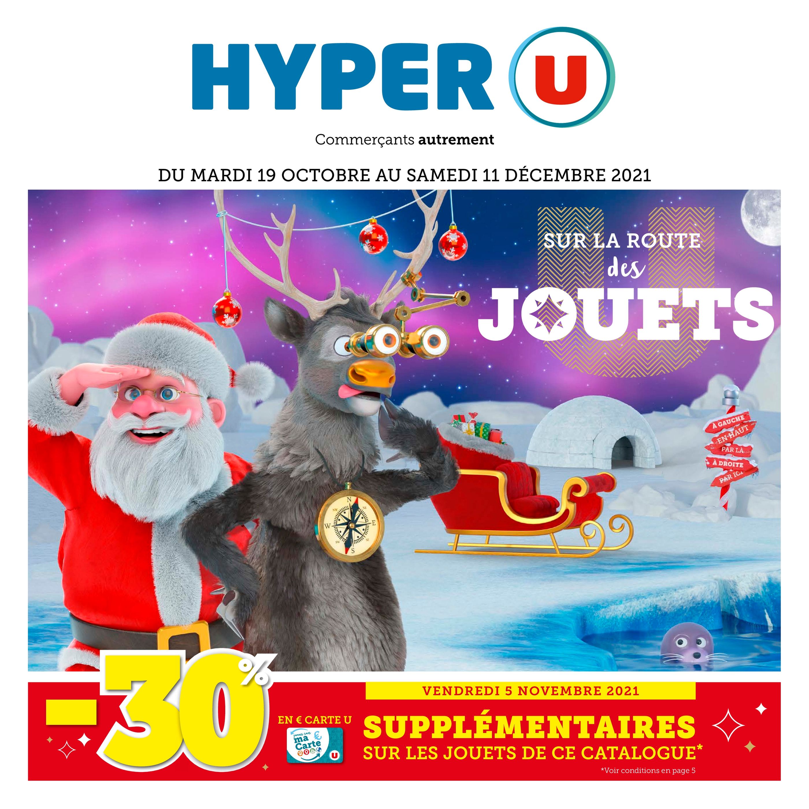 Catalogue Hyper U à Fontaine-la-Mallet, avec 124 pages Prospectus Hyper U à Fontaine-la-Mallet, "Sur la route des jouets", 124 pages, 19/10/2021 - 11/12/2021