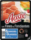 Jambon Cru Les Fines et Fondantes - AOSTE - Super U à Saint-Denis Jambon Cru Les Fines et Fondantes - AOSTE en promo chez Super U Saint-Denis à 3,39 €